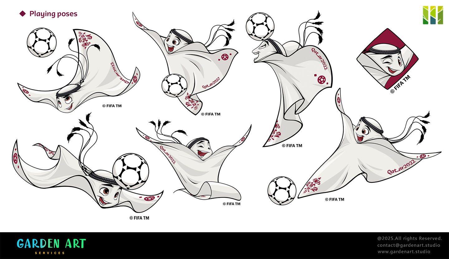 La’eeb, Official Mascot of FIFA World Cup 2022
