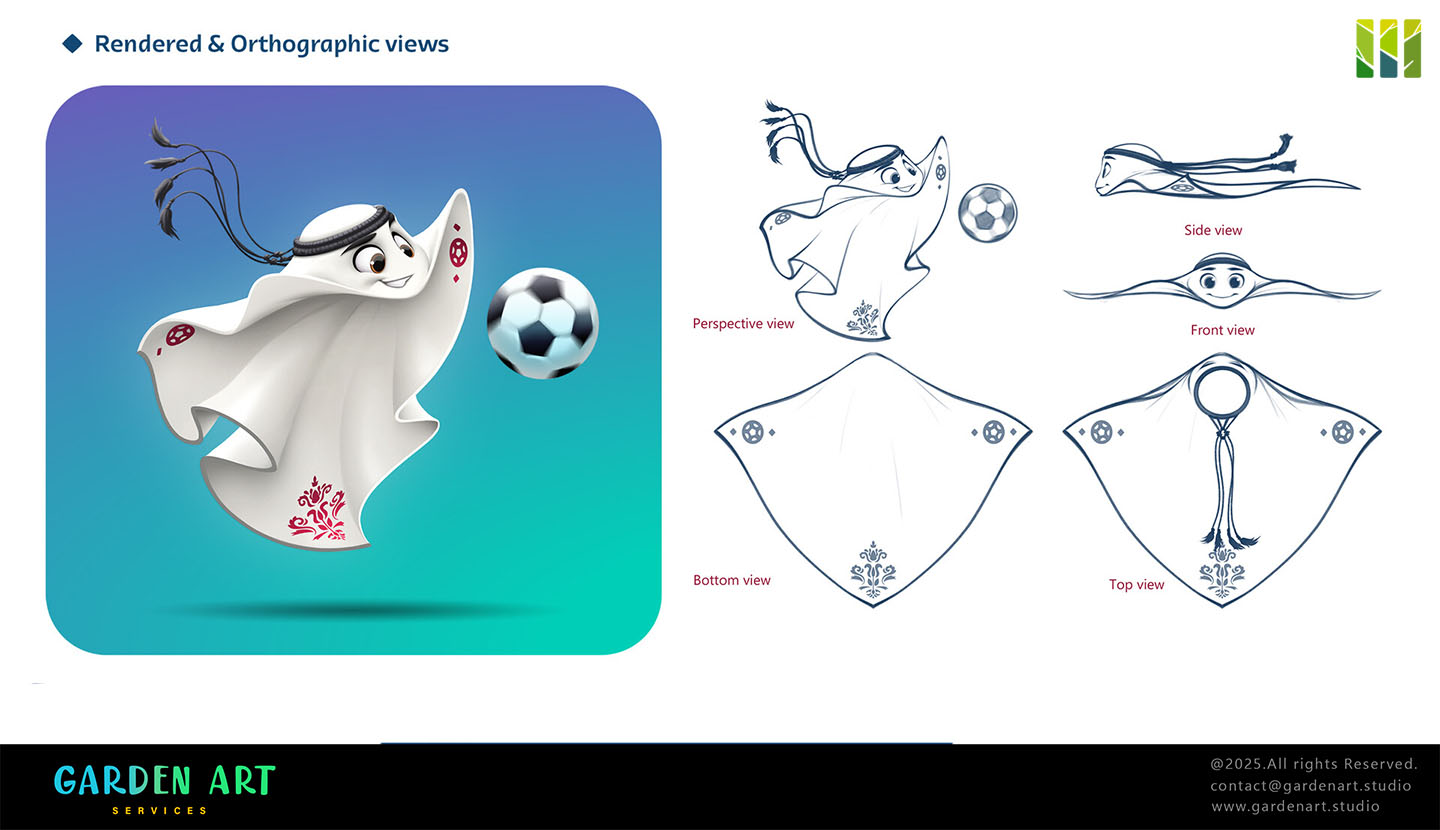 La’eeb, Official Mascot of FIFA World Cup 2022